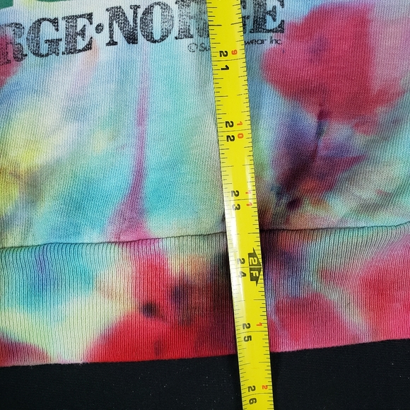 VTG CUSTOM Upcycled Crewneck Scandinavian Alliance Longsleeve Tie Dye - Picture 9 of 10
